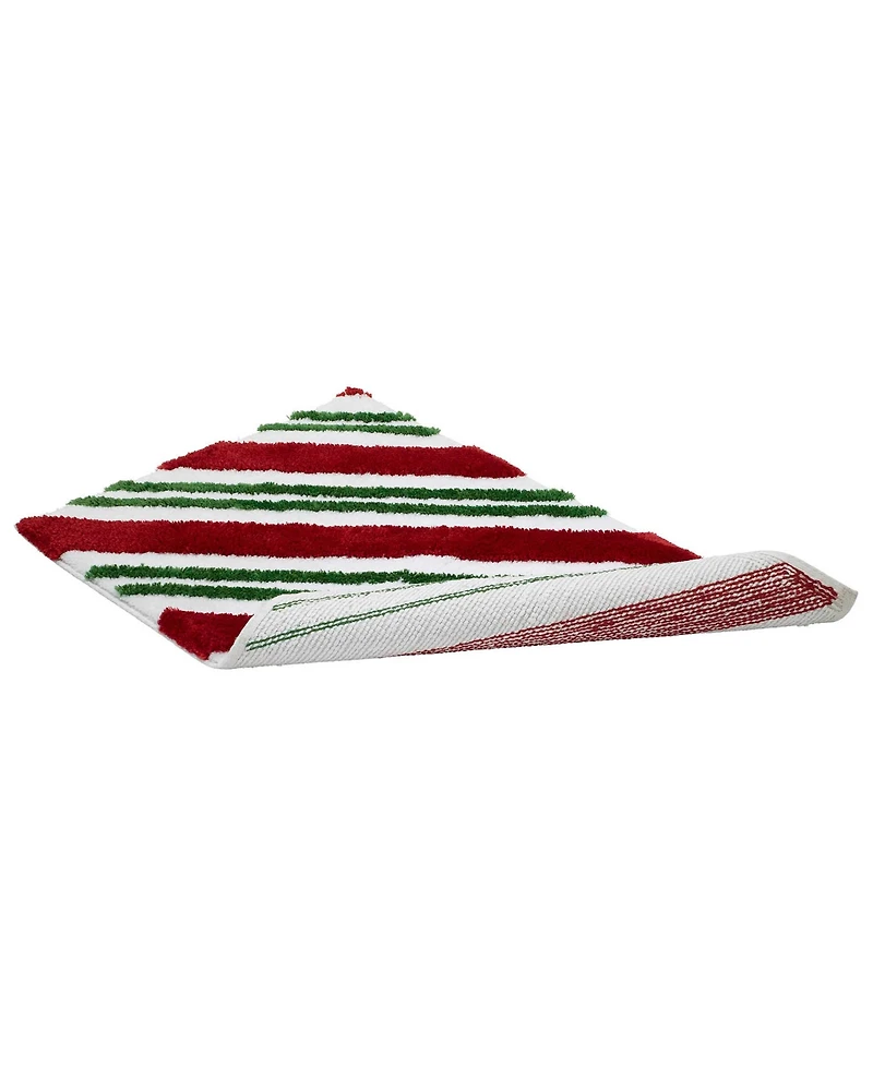 Avanti Candy Cane Polyester Bath Rug, 20" x 32"
