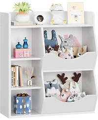 gaomon Toy Storage Shelf, Bookshelf for Storing Books and Toys, Suitable for Both Boys and Girls, Multi-Tier Bookshelf Suitable for Game Rooms and Chi