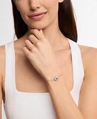 Michael Kors Sterling Silver Logo Slider Bracelet