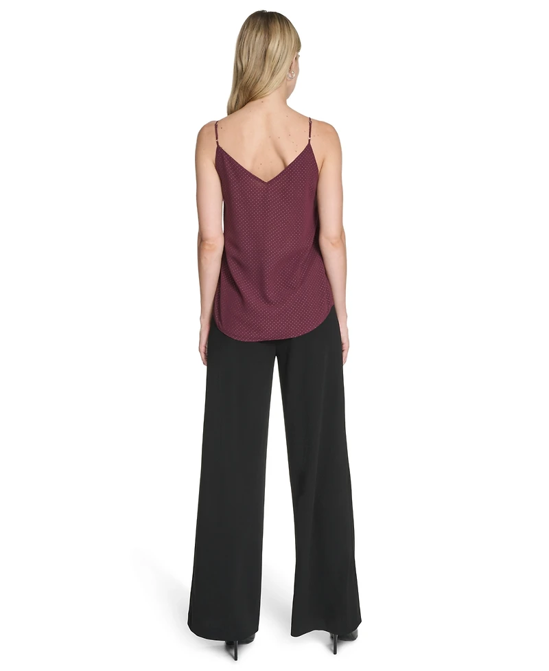 Calvin Klein Women's Metallic Dot Cami Top