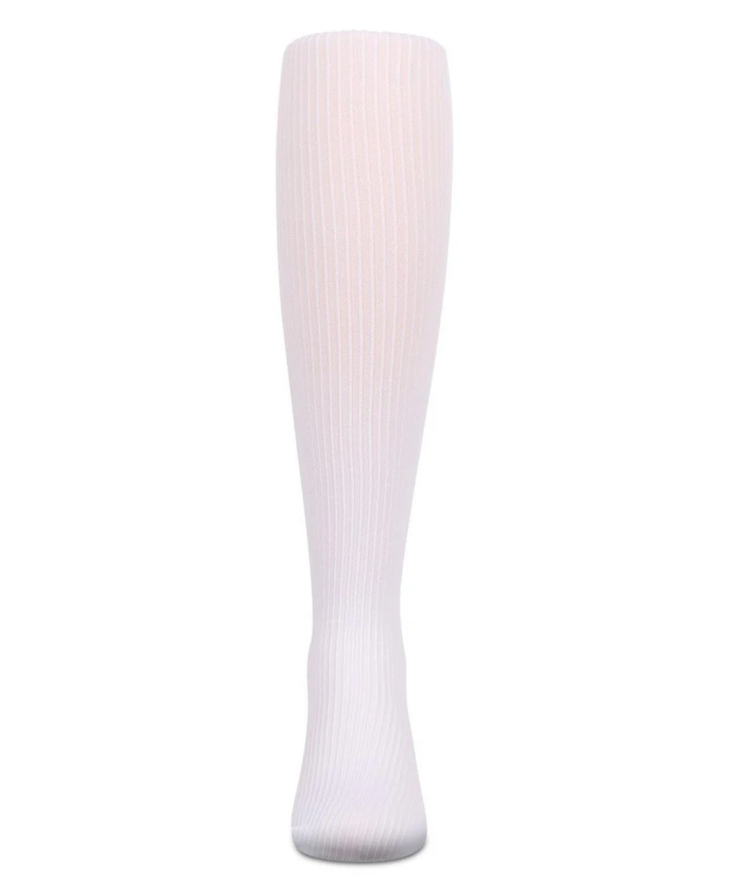 Memoi Textured Toes Girls Ribbed Tights