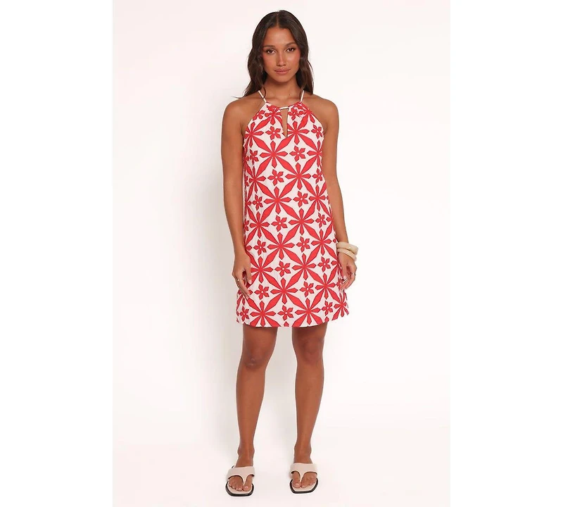 Petal and Pup Women's Kaelia Mini Dress - Red