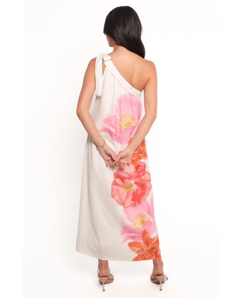 Petal and Pup Women's Charlize Maxi Dress - White Pink