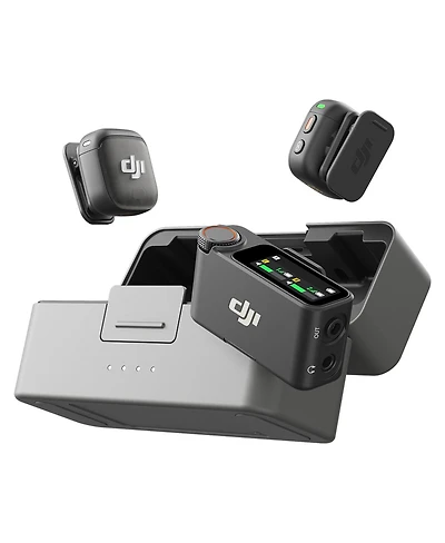 Dji Mic 3 2-Person Advanced Mini 2.4GHz Wireless Microphone System with Charging Case