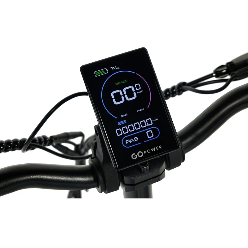 GoPowerBike GoVolt Folding Electric Bike for Adults | 20" Tires | 500W Motor | 45+ Mile Range | 20mph Top Speed | Class 1 & 2 eBike