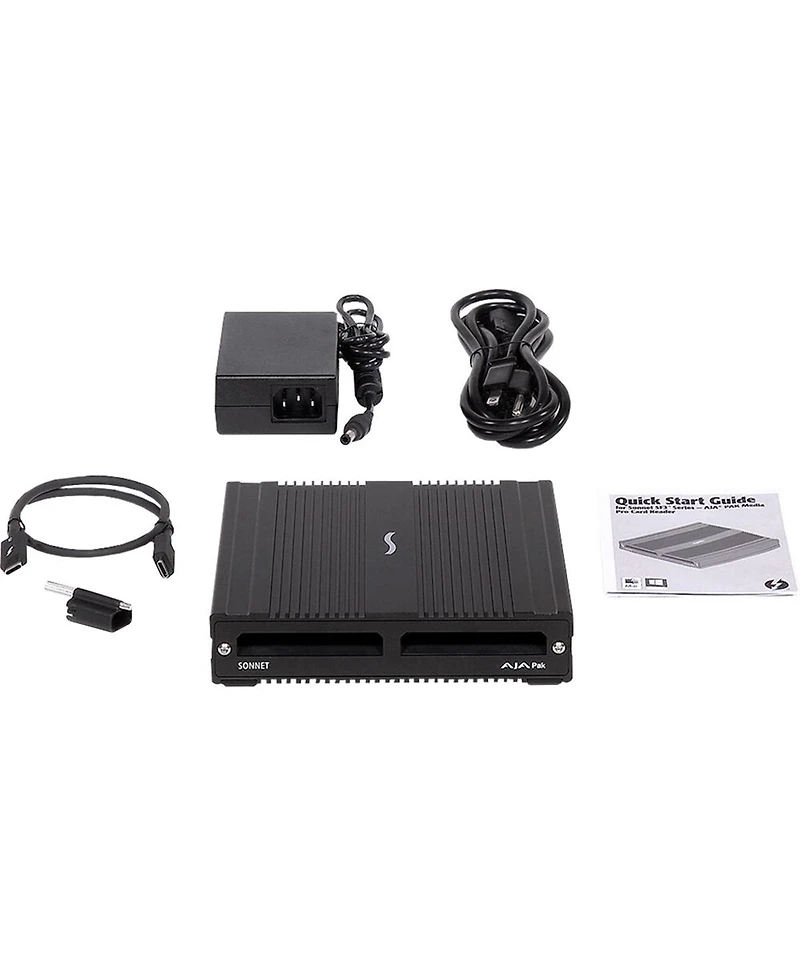 Sonnet SF3 Series 2-Bay Aja Pak Media Thunderbolt 3 Pro Card Reader