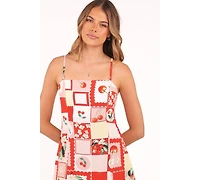 Petal and Pup Women's Loredana Mini Dress - Cherry