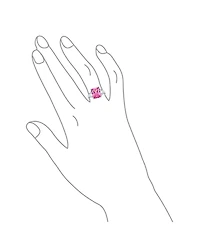 Bling Jewelry Art Deco Style Sterling Silver 8CTW Yellow Cz Rectangle Emerald Cut Cocktail Statement Ring Cubic Zirconia Baguette Stepped Side Stones
