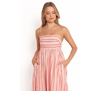 Petal and Pup Odessa Maxi Dress - Pink Stripe