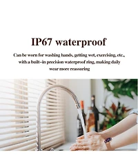 Ruxing smart Ultra-Thin Smart Watch for Women with 3D Dynamic Ui & Health Tracking for women