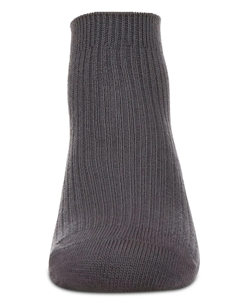 Memoi Thin Ribbed Cotton Kids Anklet Sock