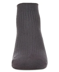 Memoi Thin Ribbed Cotton Kids Anklet Sock