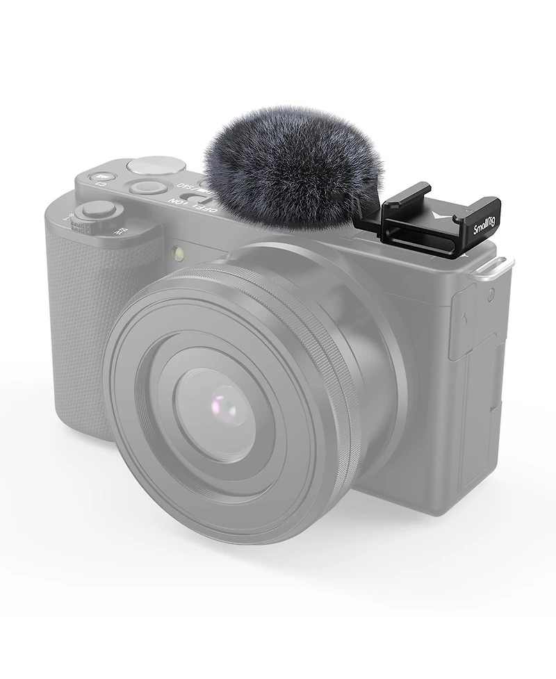 SmallRig Cold Shoe Adapter with Windshield for Sony Zv Series Cameras