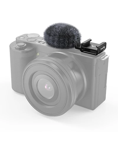 SmallRig Cold Shoe Adapter with Windshield for Sony Zv Series Cameras