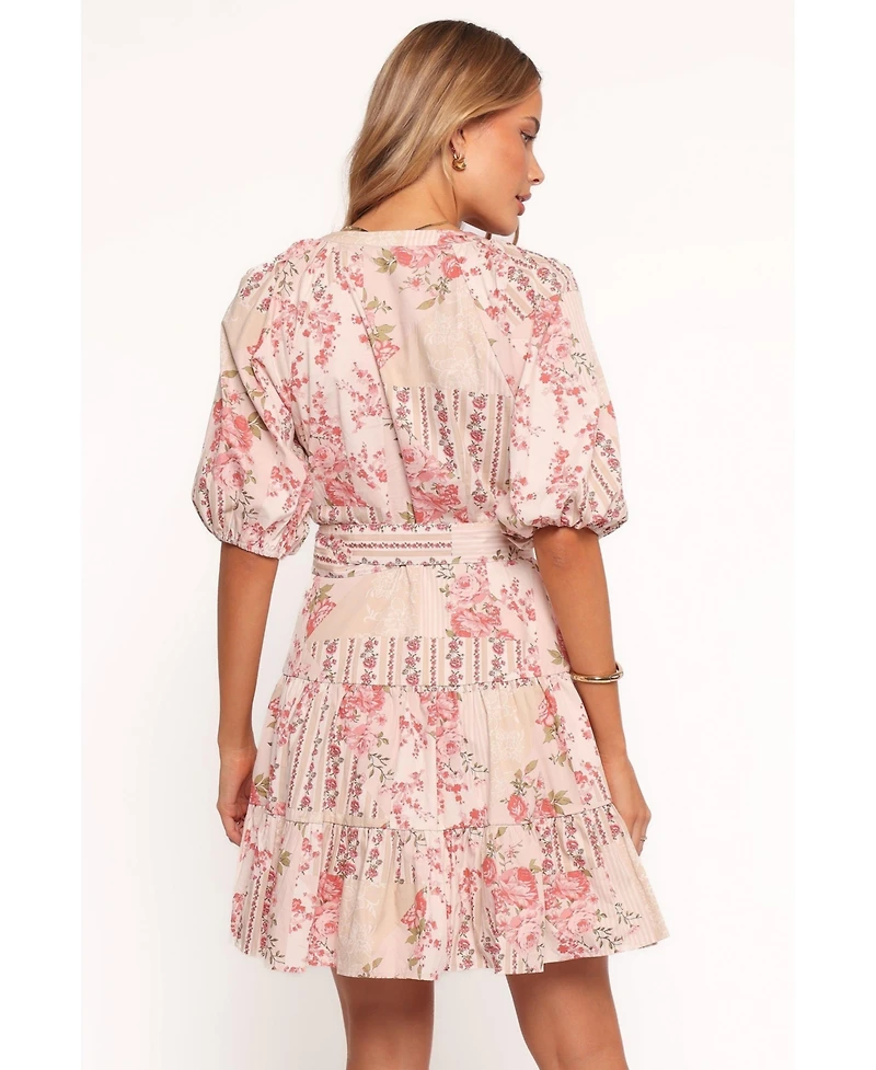 Petal and Pup Women's Columba Mini Dress - Soft Camellia