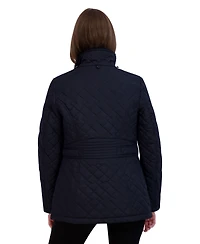Laundry By Shelli Segal Women's Quilted Hooded Coat