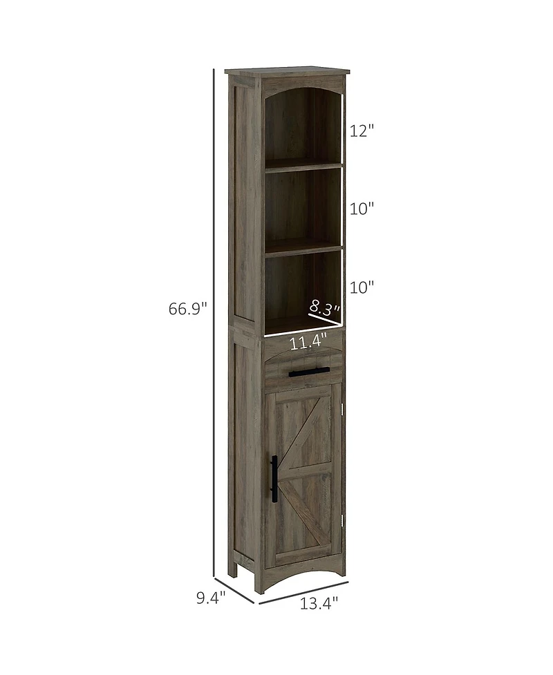 Bathroom Storage Cabinet for Towels and Essentials with Durable Design