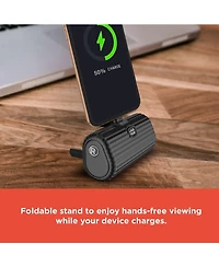 RadioShack Portable Battery Powerbank Charger 5000 Mah Compatible with Type-c Devices Led Panel for Charge Level 2309282