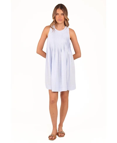 Petal and Pup Women's Daniela Mini Dress - Blue