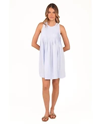 Petal and Pup Women's Daniela Mini Dress - Blue