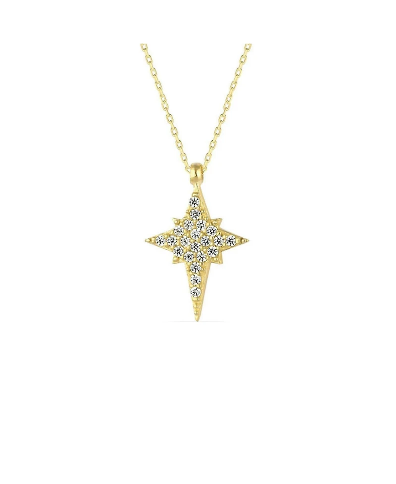 Spero London Northern Star Polaris Sterling Silver Necklace