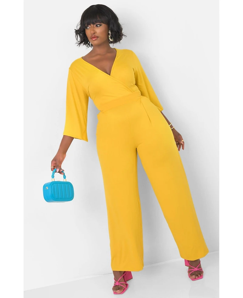Rebdolls Women's Wide Leg Jumpsuit