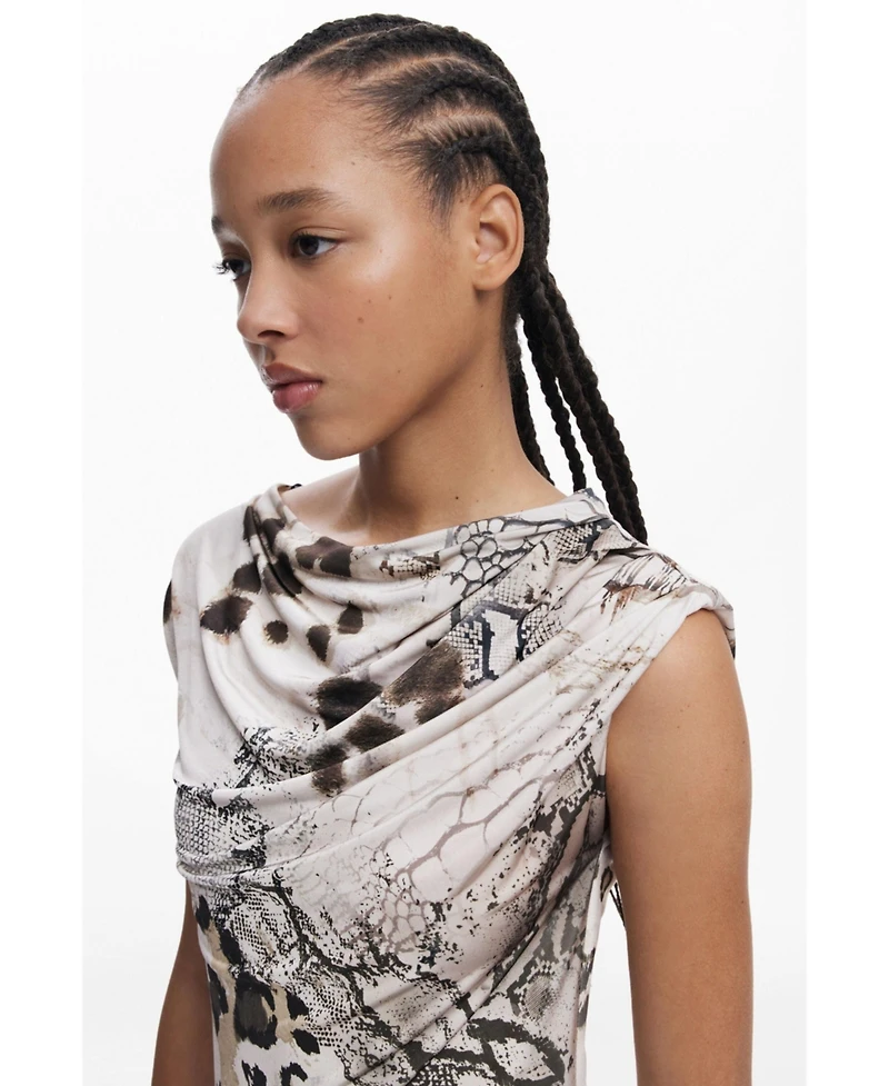 Desigual Women's Animal print dress