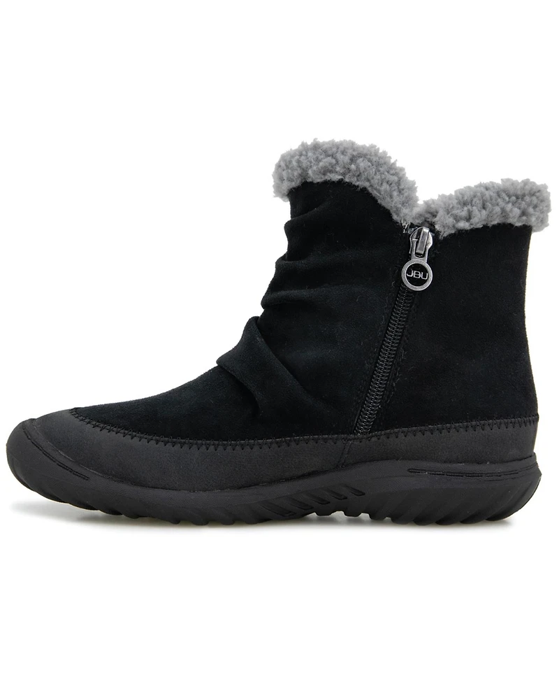 Jbu Women's Briar Cozy Casual Platform Booties