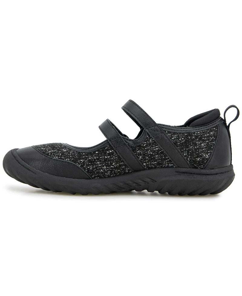 Jbu Women's Nina Slip On Mary-Jane Flats