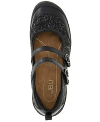 Jbu Women's Nina Slip On Mary-Jane Flats