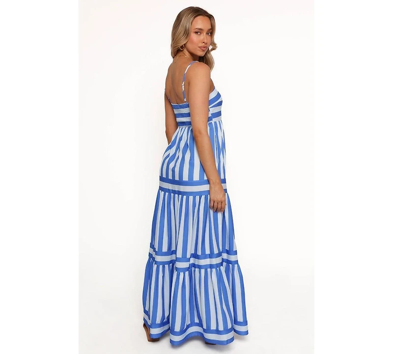 Petal and Pup Women's Emry Maxi Dress - Blue Stripe