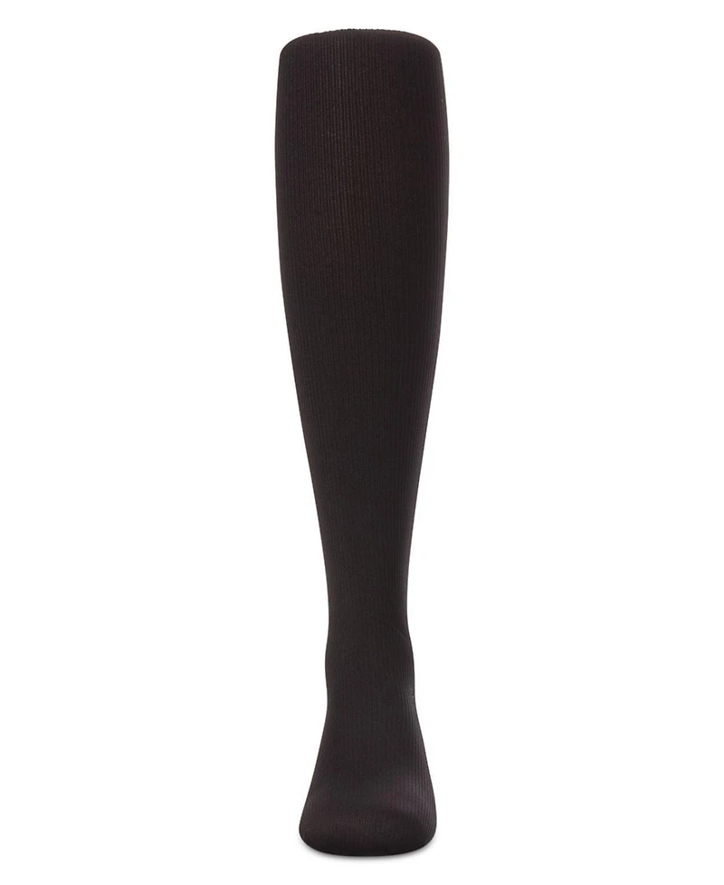 MeMoi Girls' Elegant Ribbed Nylon Tights