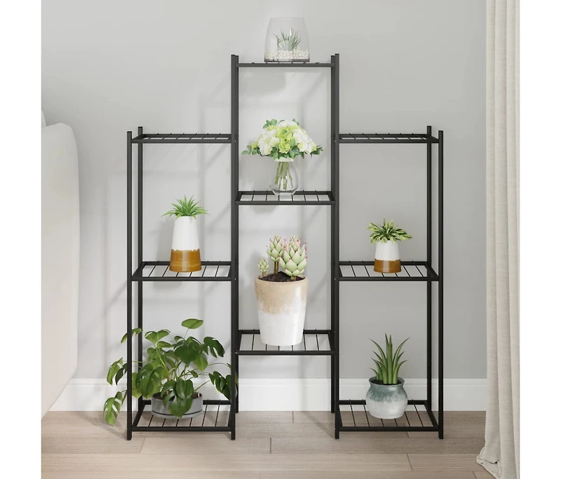 Flower Stand Black Powder-coated iron Tall Durable Flower Stand