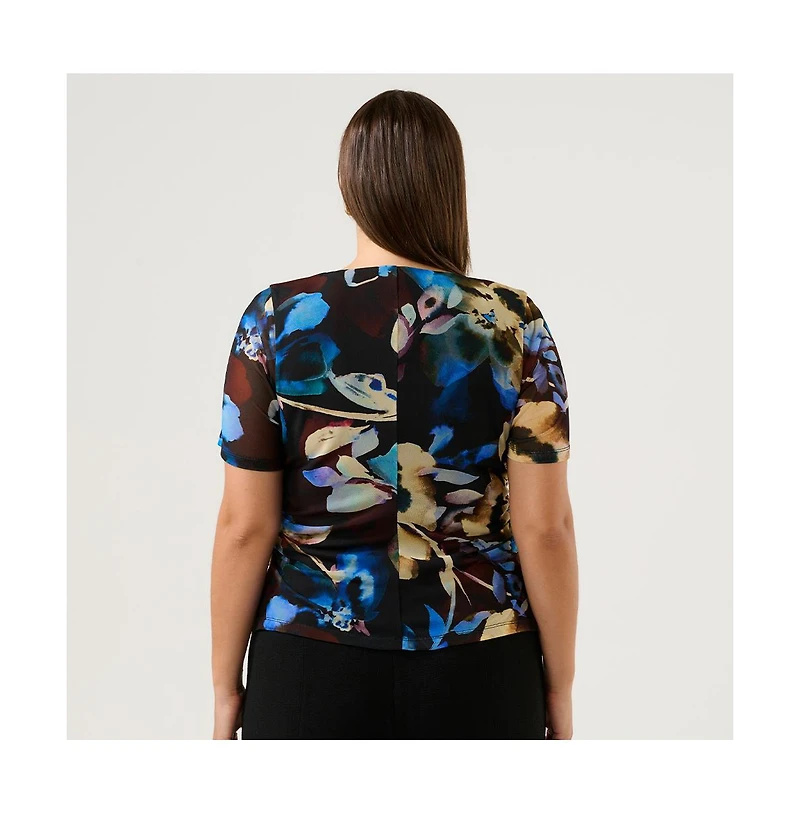 Estelle Plus Cleo Mesh Top