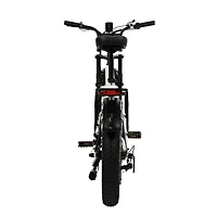 GoPowerBike GoExplore Electric Bike | Foldable Comfortable E-Bike with Hidden Battery | 500W Hub Motor | 20” Rubber Tires | Disc Brakes | Front