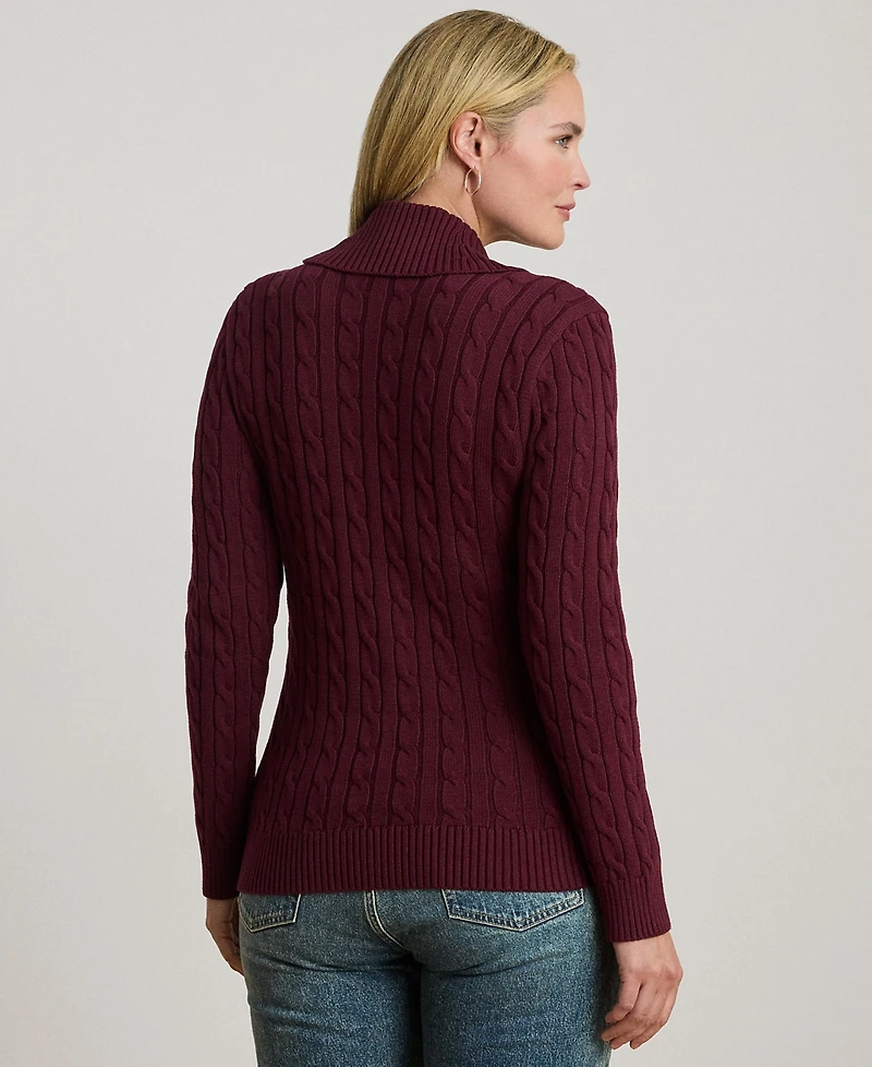 Lauren Ralph Lauren Plus Size Long-Sleeve Buckled Sweater