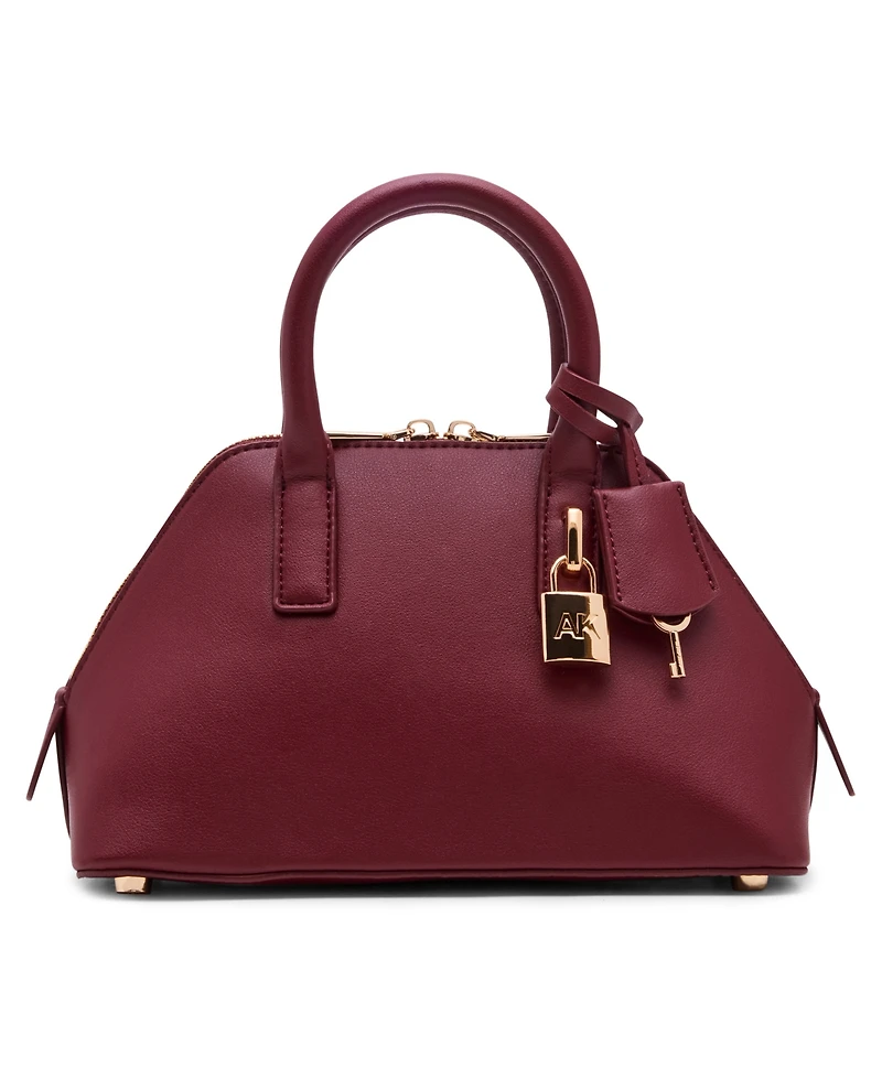 Anne Klein Convertible Strap Small Angled Bowler Bag