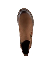 Azura Spring Step Katana Burnished Nubuck Leather Bootie with Removable Insole and Rugged Sole