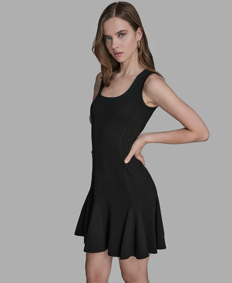 Bcbg Women's Knit Lurex Sweater Dress
