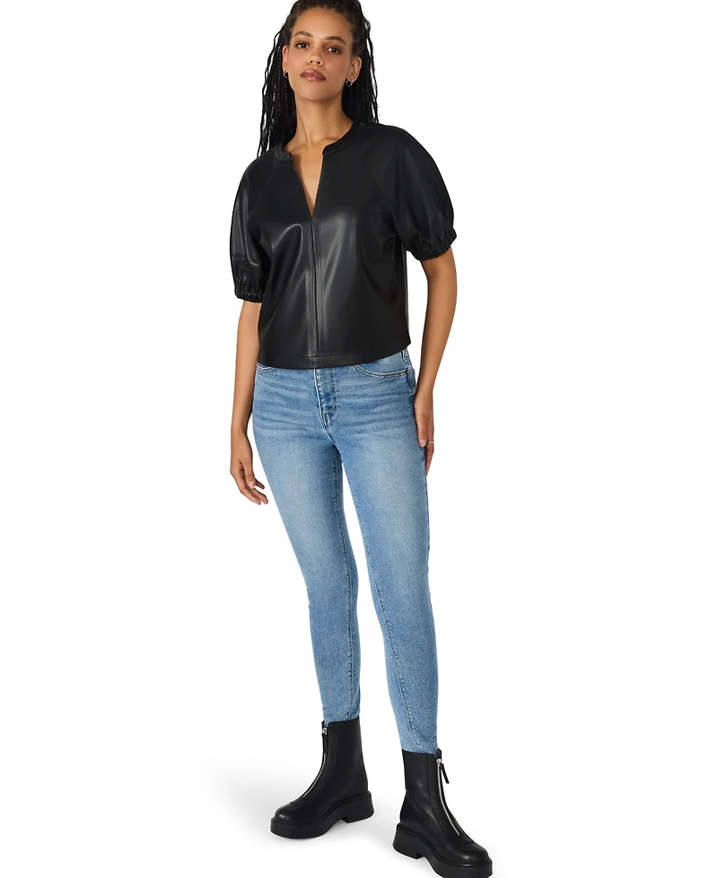 Bb Dakota Women's Roxanne Balloon Sleeve Top