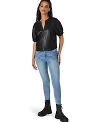 Bb Dakota Women's Roxanne Balloon Sleeve Top