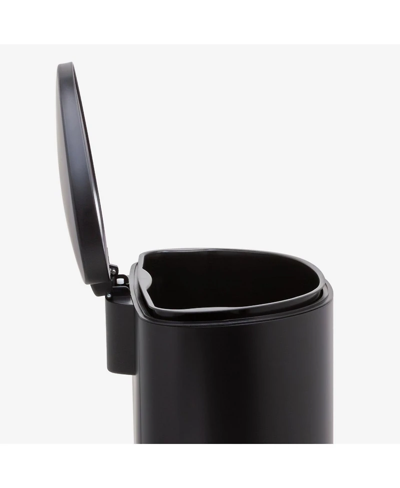 Qualiazero 50L / 13.2 Gallon D-Shape Step Can - Matte White