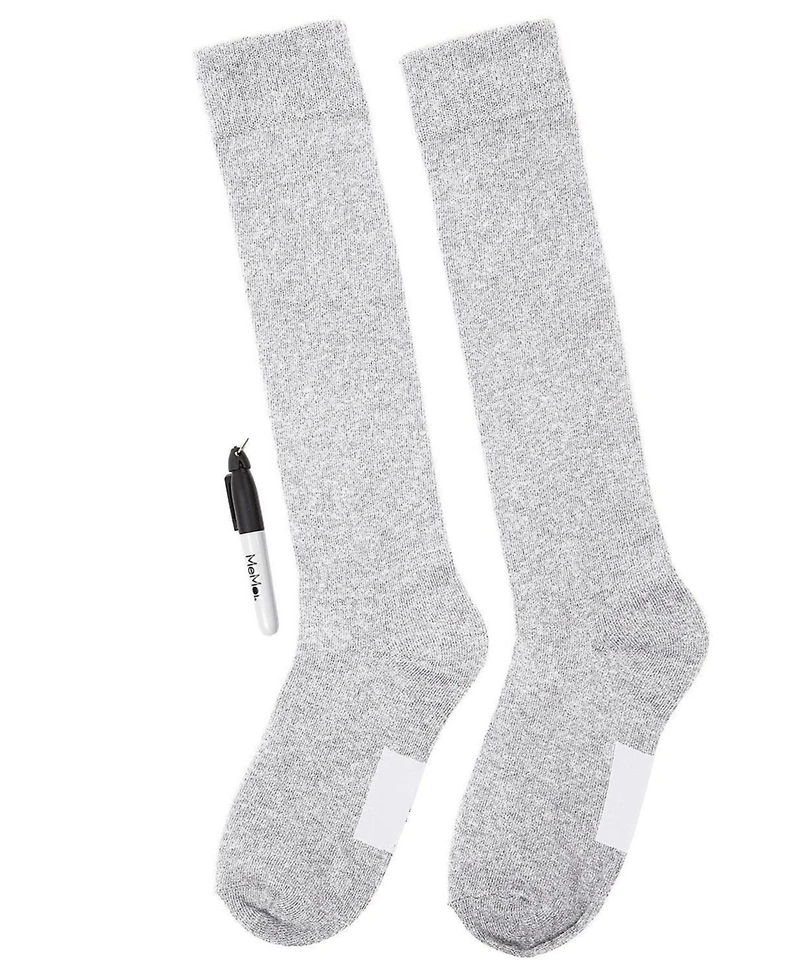 Memoi Write On Camp Kids Cotton Blend Knee High Socks 3-Pack