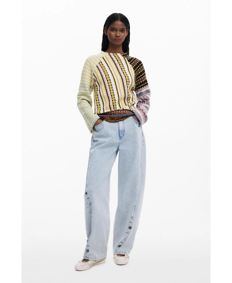 Desigual Women's Ethnic sweater