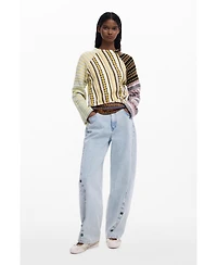 Desigual Women's Ethnic sweater