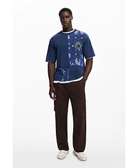 Desigual Men's T-shirt with sun patches