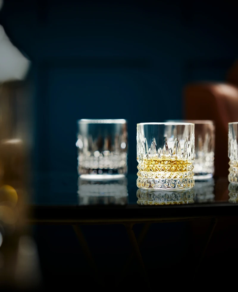 Waterford Connoisseur Lismore Diamond Straight Tumbler 6 oz, Set of 4