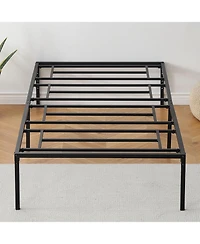 Metal Bed Frame, 14 Inch Simple Platform Bed Frame, Sturdy Heavy Duty Frame Bed Mattress Foundation, No Box Spring Needed, Easy Assembly, Twin Size