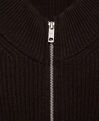 Mango Men's Cotton Perkins Neck Sweater