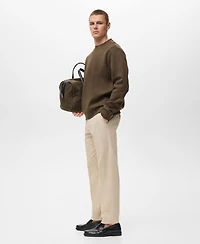 Mango Men's Regular-Fit Cotton Sweatshirt